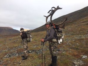 Packing out a caribou