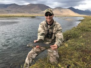 Fishing for grayling