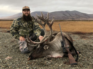 Todd Strayer with his velvet bull