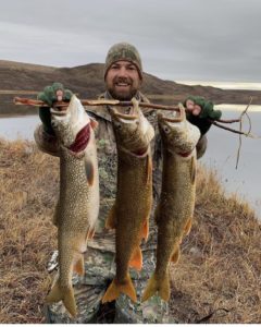 Fishing for lake trout