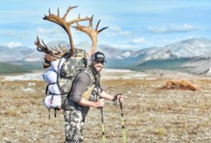 Packing out a caribou
